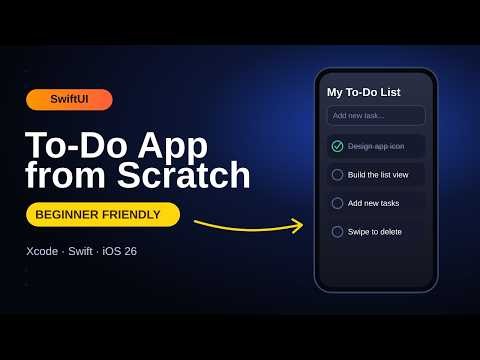 Build a To-Do App in SwiftUI (Beginner Tutorial)