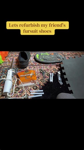 Refurbish Fursuit Paws: Shoe & Sole Swap Tutorial