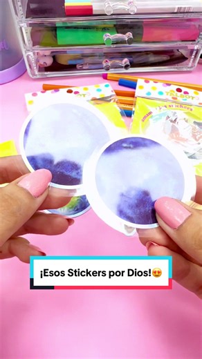 ¡Hermosos stickers de planetas, gatos y perros!🔥😍