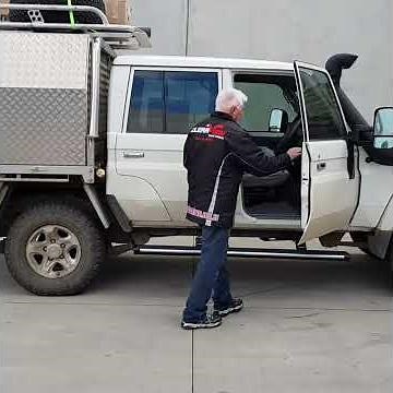 Clearview Power Boards Retractable Side Steps for Toyota Landcruiser 79 Series