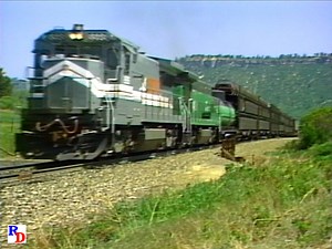The B39-8 "LMX" units were leased, mainly if not entirely to the Burlington Northern. One of the engines along with a B30-7AB and a fuel tender is followed on Colorado's Joint Line which runs between Denver and Pueblo, Colorado. From the WB Video Productions show "Colorado’s Colorful Joint Line" https://rfd.video/CCJointLine | Railfan Depot