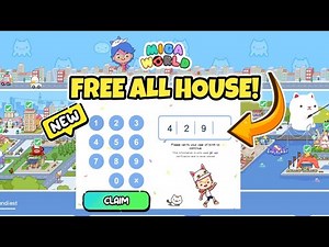 MIGA WORLD NEW SECRET CODE! UNLOCK ALL HOUSE MIGA WORLD