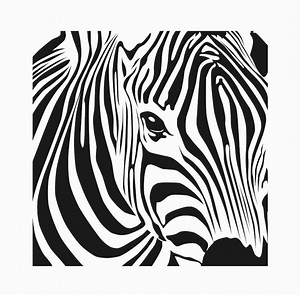 Zebra Stencil: Wild Animal Decor, Large Reusable or One Use Kids140 - Etsy Canada