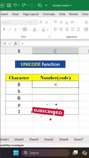 Excel UNICODE Function in Action | Smart Tips for Data Experts #excel #skillexcel
