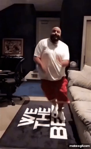 DJ Khaled dancing to washing machine on Make a GIF
