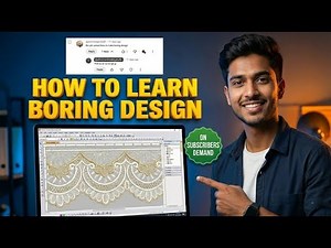 "Learn Boring Design in Wilcom Embroidery Studio e4.2 – Step by Step Tutorial"