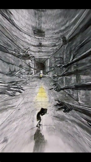 The little nightmare incredible scene #drawing #art #littlenightmaressix #littlenighmares