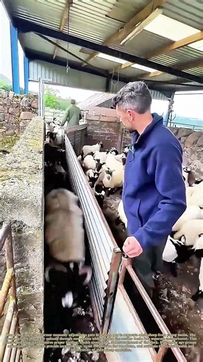 Controlling the Gate: How a Farmer Separates Sheep by Size in a Pen