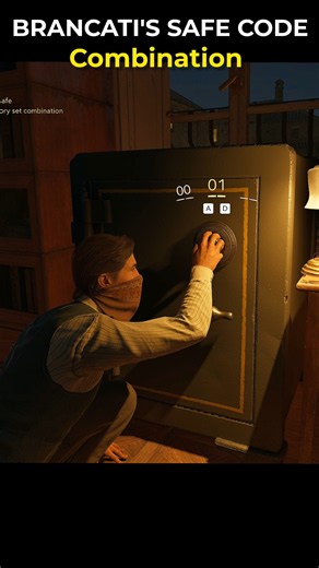 Brancati's Safe code 'Factory Set Combination' (Mafia the old country)