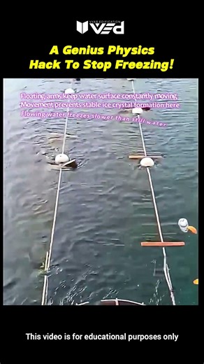 Physics Hack to Stop Water From Freezing! ❄️🧠 #shorts #viral