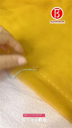 Easy Hand Sewing Thread Joining Trick