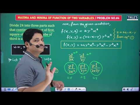 MAXIMA AND MINIMA OF A FUNCTION OF TWO VARIABLES 3 SOLVED PROBLEMS (PART 2) ‪@TIKLESACADEMY‬