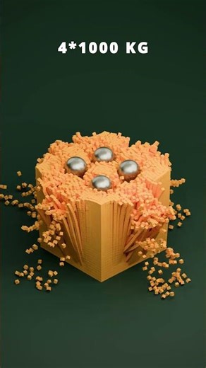 Blender Satisfying 4 Ball Falling on 26000 Cubes #satisfying #animation #blender