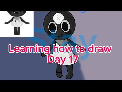 Learning how to draw day 17 [drawing toodles from dandy’s world]