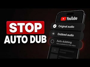 How to Stop Youtube Auto Dubbing (2026) | TURN OFF Auto Dub - Fast & Easy