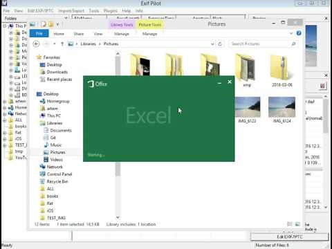 How to export EXIF, IPTC, XMP metadata to Excel file using Exif Pilot