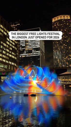 London Family Days Out | Don’t miss the biggest free lights festival in London. The @canarywharflondon winter lights festival is now open for 2026. It’s open daily... | Instagram
