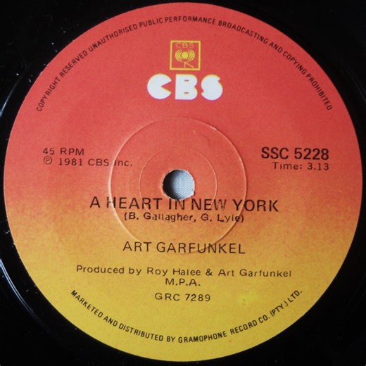 Art Garfunkel - Is This Love / A Heart In New York