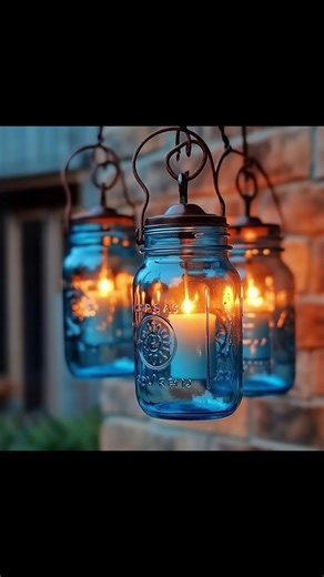 DIY Outdoor Chandelier Materials: Canning basket insert Mason jars (quart and pint sizes) Strong cording (jute twine) Full STEP BY STEP in First (C.o.ʍ.m.е.ո.τ) 👇 Enjoy ❤️👇👇 | Charming Recipes