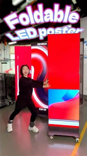 OneDisplay COB Led Poster, Foldable&Modularization！#ledposter #ledwall #leddisplay