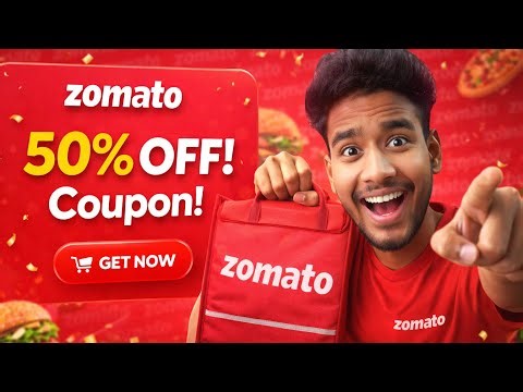 Zomato Coupon Code Today 🍔🔥 Flat 50% OFF + Free Delivery Deals 💥 Latest Zomato Promo Codes 2026 💸
