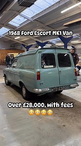 Sold this month by Anglia Car Auctions, this 1968 Ford Escort MK1 Van sold for £28,350, with fees 😳 | UK Barn Finds