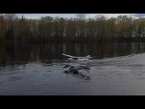 Global Hawk RC Float Plane off a small pond