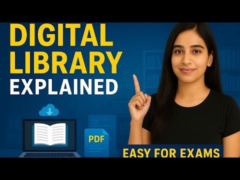 September 30, 2025👉 "Digital Library | Concept, Features, Advantages & Future | Library Science Exam