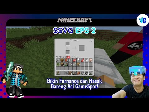 Build a Furnace and Cook with Aci GameSpot! - Minecraft SSVG Episode 2