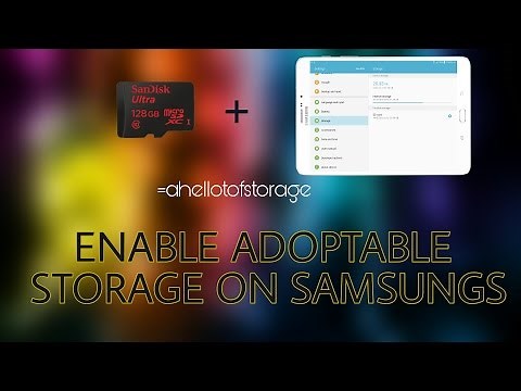 Enable adoptable storage on your Samsung Galaxy device!