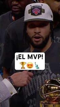 THE NBA FINALS MVP! 🏆🔥🤩