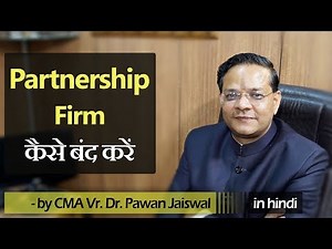 How to Dissolve Partnership Firm