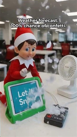 Elf has officially moved from “festive” to full chaos mode