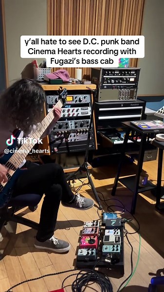 we’re working on the greatest DC punk album. @Massi on bass. #newmusic #bass #recordingstudio #recording #diymusician #diyband #rockband #punk #punkband #dcpunk #washingtondc #dcmusic #fugazi #dischordrecords #minorthreat #ianmackaye #cinemahearts #indierock #indieband