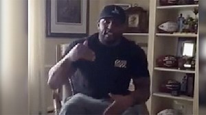 Baltimore NFL star Ray Lewis pleads for protesters to stop the violence - video