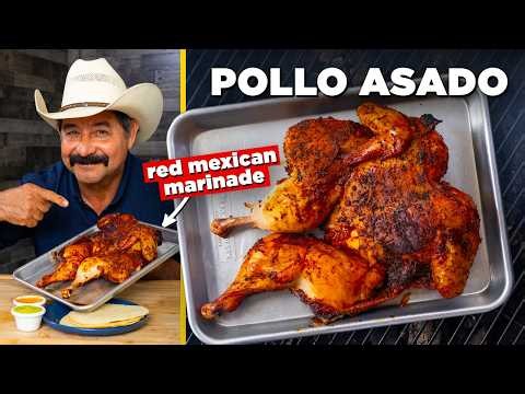 The FAMOUS RED MARINADE Recipe for POLLO ASADO (Mexican Meat Market & Restaurant Grilled Chicken)