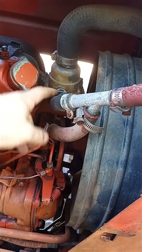 Allis-Chalmers Block Heater Mechanism And Plumbing.