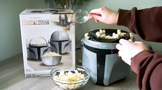 55K views · 609 reactions | The Mandalorian Popcorn Maker lets you feel The Force every time you use it. Enjoy fresh popcorn while you watch your favorite Mandalorian episodes or Star Wars film. Get yours: https://bit.ly/3zEnqDK | GameStop | Facebook