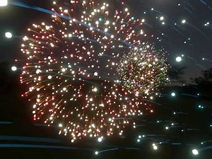 Blender simulation nodes: Procedural fireworks generator
