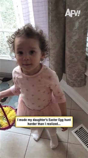I made my daughter's Easter Egg hunt harder than I realized...