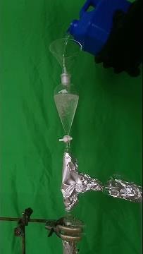 Making 98% hydrogen peroxide and test it