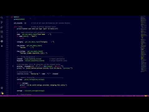 Python assignment 1 2nd sem