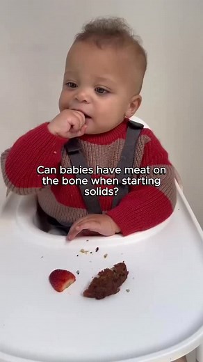 Can babies have meat on the bone when starting solids? Yessss they can! 🦴🥩✨ This reel breaks it down with a few helpful tips. You can also explore our range of baby-led-weaning–friendly finger foods to help introduce meat into your baby’s diet! | Le Puree Australia