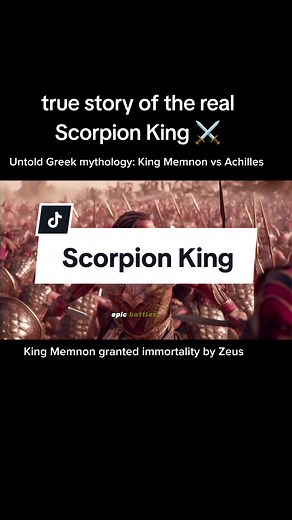 hail to the warrior Memnon the bold, fame untold🧐 #scorpionking #greekmythology #ethiopia #kingship #troy #greek #africa #mythology #trojanwar #lovestory #ancienthistory #fyp #fypシ