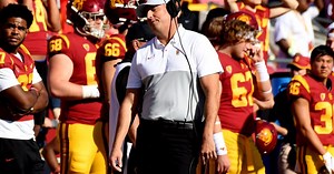 USC stays on the high road with Clay Helton back