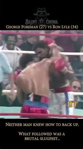 A Slugfest For The Ages, George Foreman Fight vs Ron Lyle (1976) #georgeforeman #boxing #sports