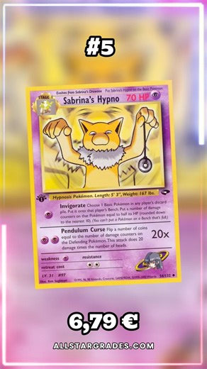 Top 10 Hypno Pokemon Cards!