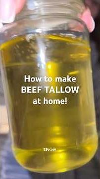 How to make Tallow at home? Selfmade Scincare