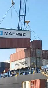 16K views · 96 reactions | Container fail down during of loading d vessel, Moral lesson always follows safety rules before operating d equipment  | Iconsany Rollercoaster | Facebook