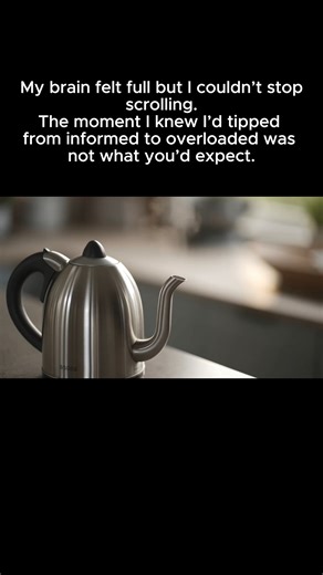 Intertone • Calm • Boundaries • Self-Trust on Instagram: "My brain felt full but I couldn’t stop scrolling. The moment I knew I’d tipped from informed to overloaded was not what you’d expect. I boiled the kettle and couldn’t stand there for 90 seconds without reaching for my phone. That was the tell. Silence felt unsafe. Practices 1. Set news windows Script: “I read news in two windows only.” Practice: Pick two 10–15 minute windows. One late morning, one early evening. Outside those windows, no 